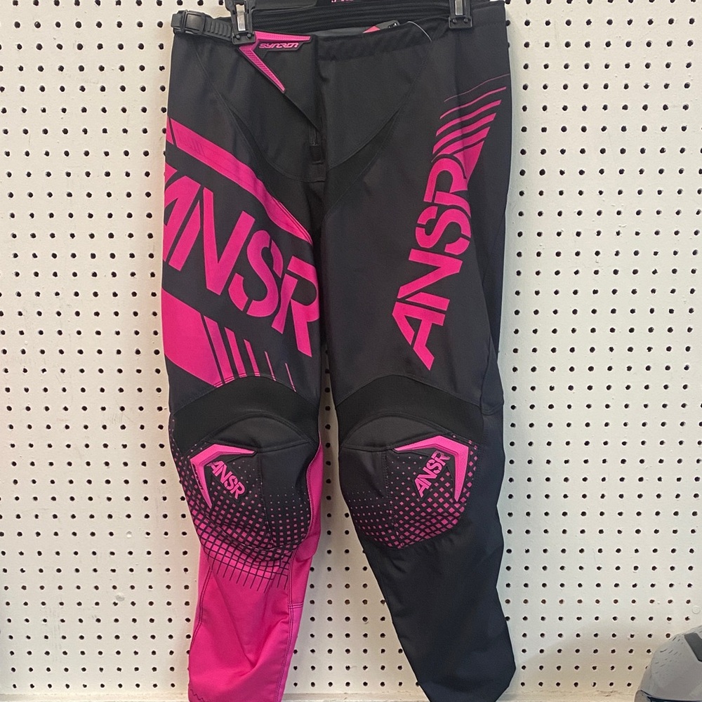 ANSR Women's Black and Pink Riding Pants